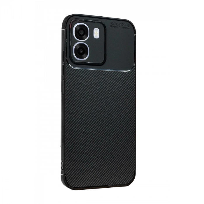 Oppo Oppo A6t 5g Auto Focus Karbon Kapak - Siyah