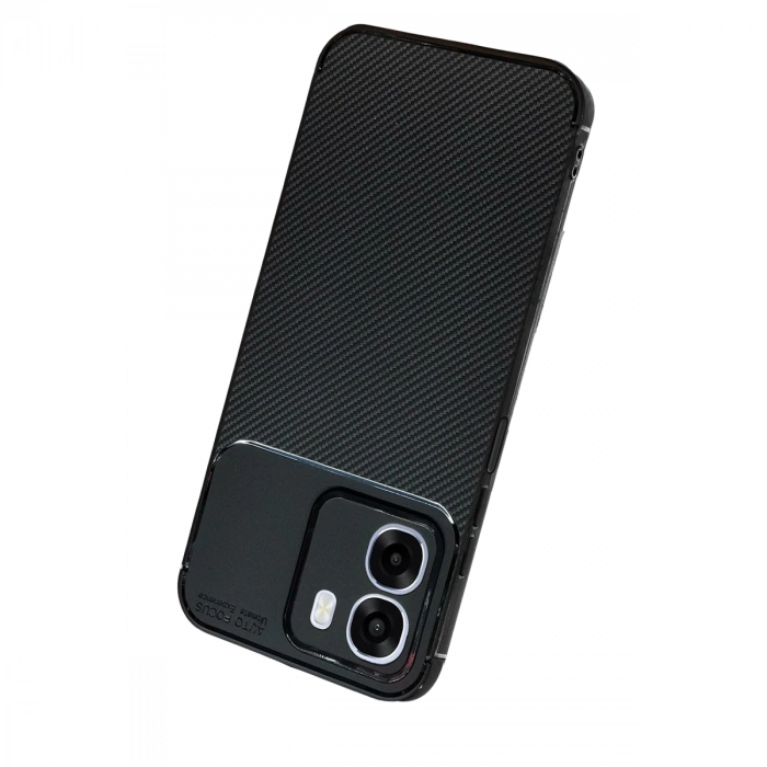 Oppo Oppo A6t 5g Auto Focus Karbon Kapak - Siyah