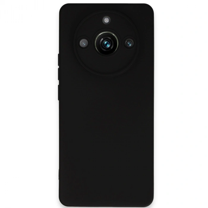 Realme 11 Pro Kılıf Nano İçi Kadife Silikon - Siyah