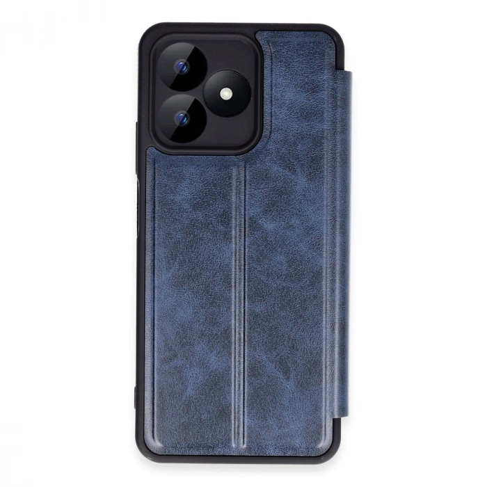 Realme Note 50 4g Kılıf Flip Cover - Lacivert