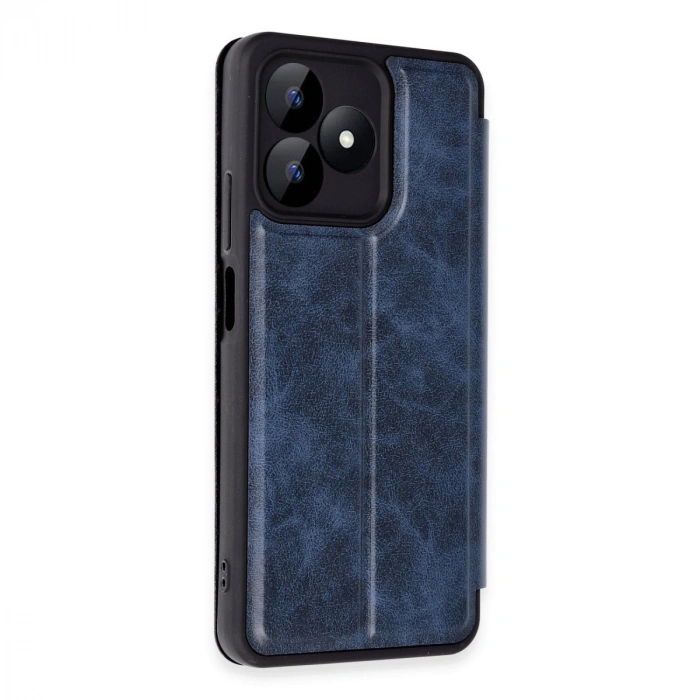 Realme Note 50 4g Kılıf Flip Cover - Lacivert