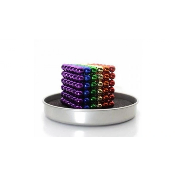 Renkli 216 Mıknatıs Neocube Mıknatıs 5mm Neodyum