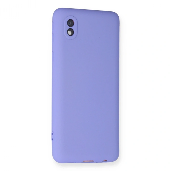Samsung Galaxy A01 Core Kılıf First Silikon - Lila