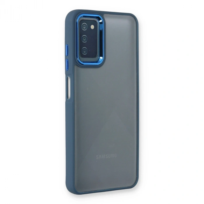 Samsung Galaxy A03s Kılıf Dora Kapak - Mavi
