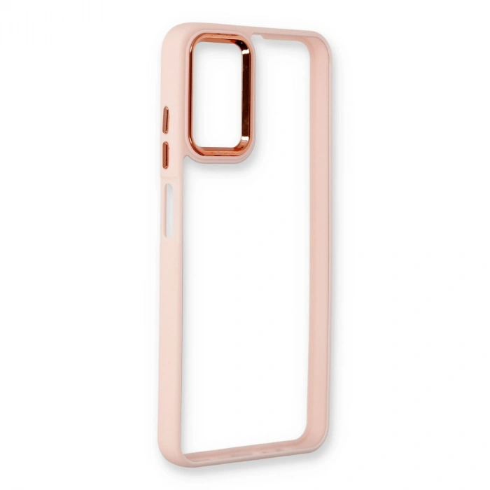 Samsung Galaxy A03s Kılıf Dora Kapak - Pudra