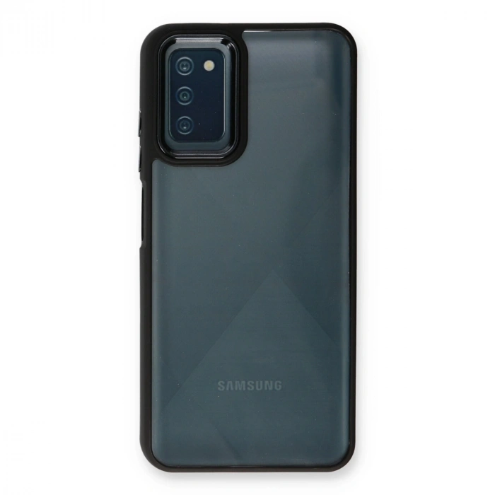Samsung Galaxy A03s Kılıf Dora Kapak - Siyah