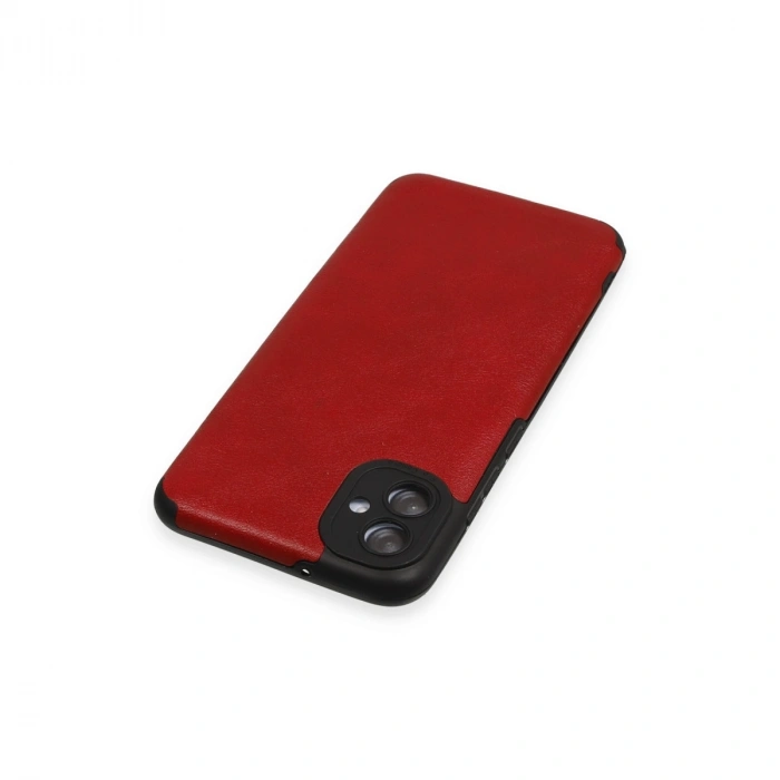 Samsung Galaxy A04e Kılıf Loop Deri Silikon - Kırmızı