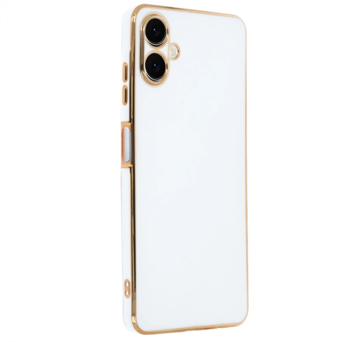 Samsung Galaxy A06 Kılıf Volet Silikon - Beyaz