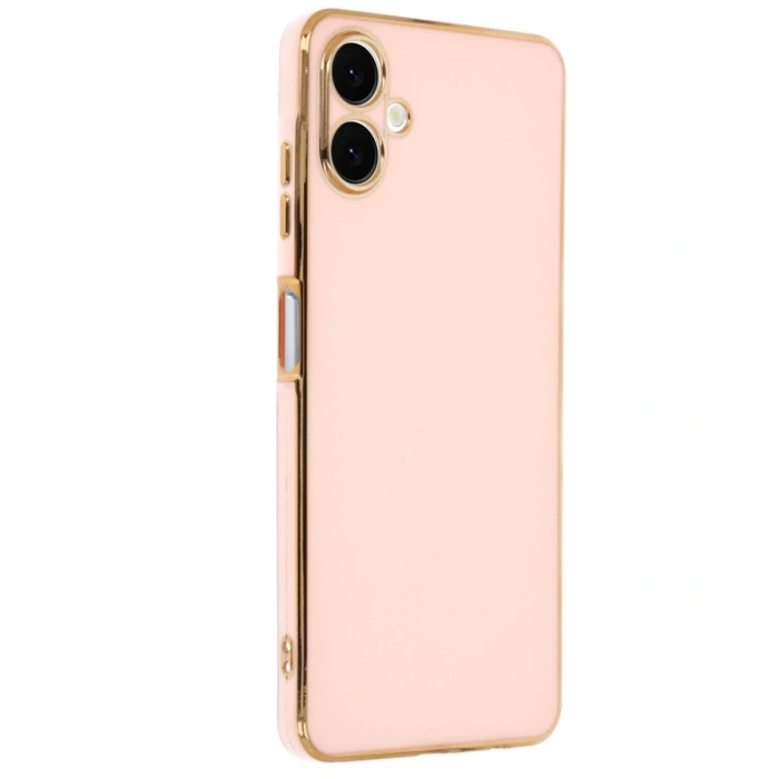 Samsung Galaxy A06 Kılıf Volet Silikon - Pembe