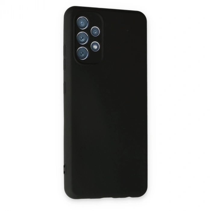 Samsung Galaxy A13 4g Kılıf Nano İçi Kadife Silikon - Siyah