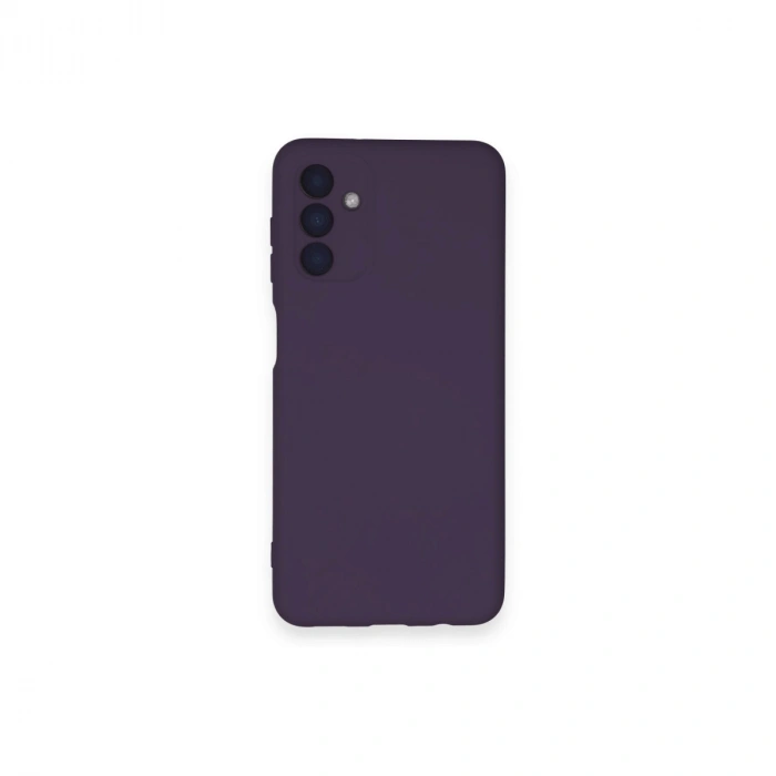 Samsung Galaxy A14 4g Kılıf Nano İçi Kadife Silikon - Mor