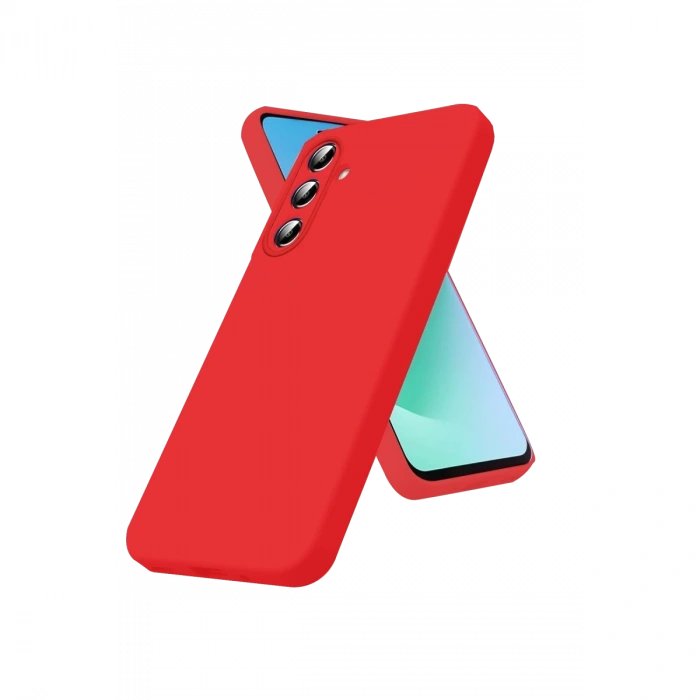 Samsung Galaxy A27 5g Nano İçi Kadife Silikon - Kırmızı