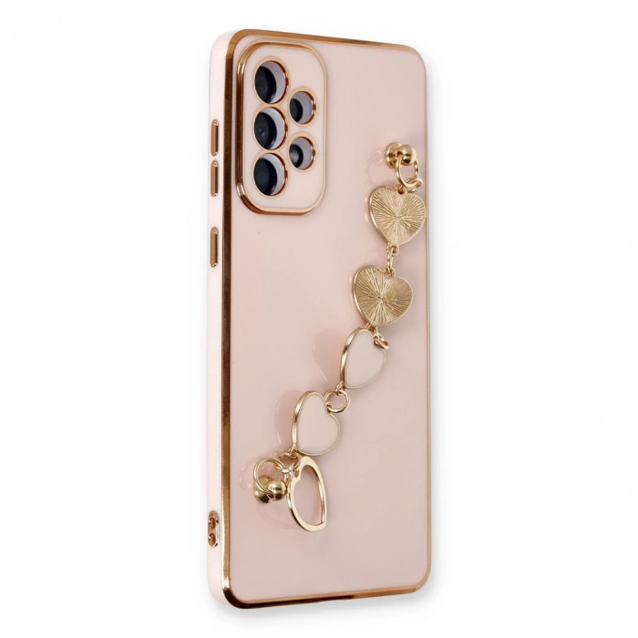 Samsung Galaxy A33 5g Kılıf Esila Silikon - Pudra