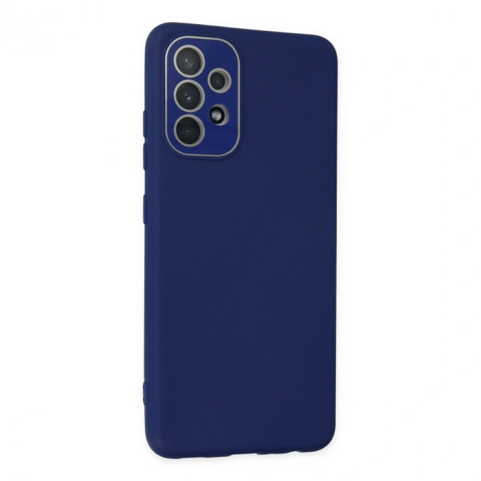 Samsung Galaxy A33 5g Kılıf Lansman Glass Kapak - Sky Blue