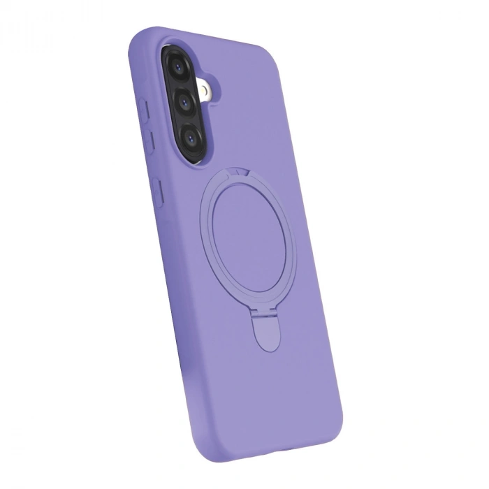 Samsung Galaxy A36 Regal Magsafe Standlı Kapak - Lila