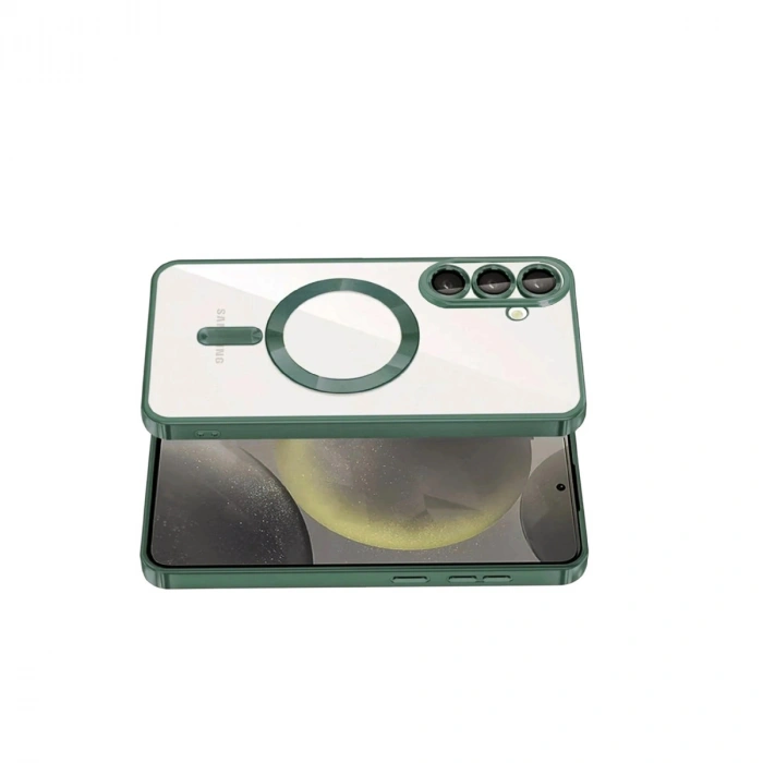 Samsung Galaxy A37 5g Kross Magneticsafe Kapak - Koyu Yeşil