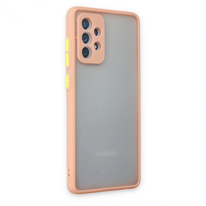 Samsung Galaxy A52 Kılıf Montreal Silikon Kapak - Pembe
