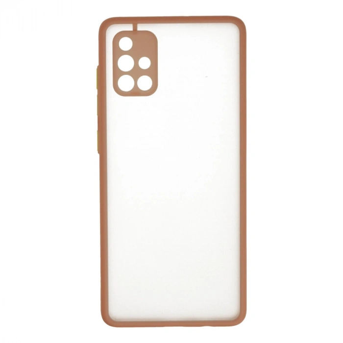 Samsung Galaxy A71 Kılıf Montreal Silikon Kapak - Pembe