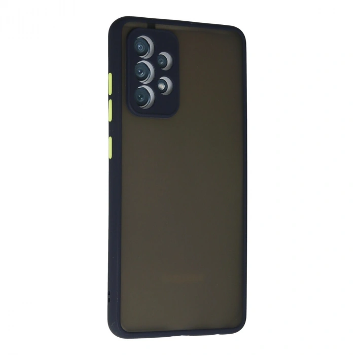 Samsung Galaxy A72 Kılıf Montreal Silikon Kapak - Lacivert