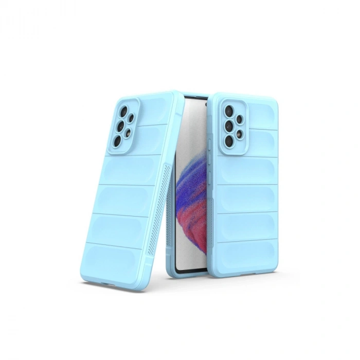 Samsung Galaxy A73 5g Kılıf Optimum Silikon - Sky Blue