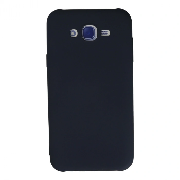 Samsung Galaxy J7 Kılıf Nano İçi Kadife Silikon - Lacivert