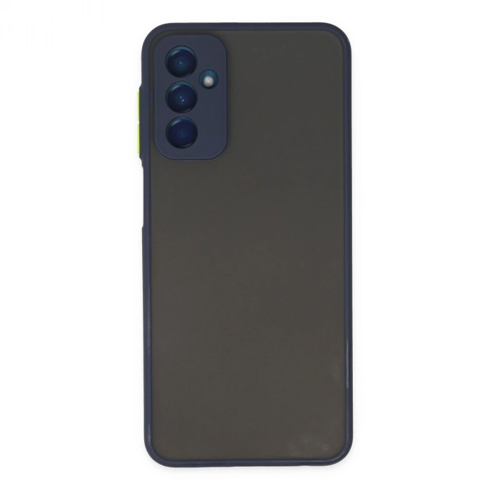 Samsung Galaxy M13 Kılıf Montreal Silikon Kapak - Lacivert