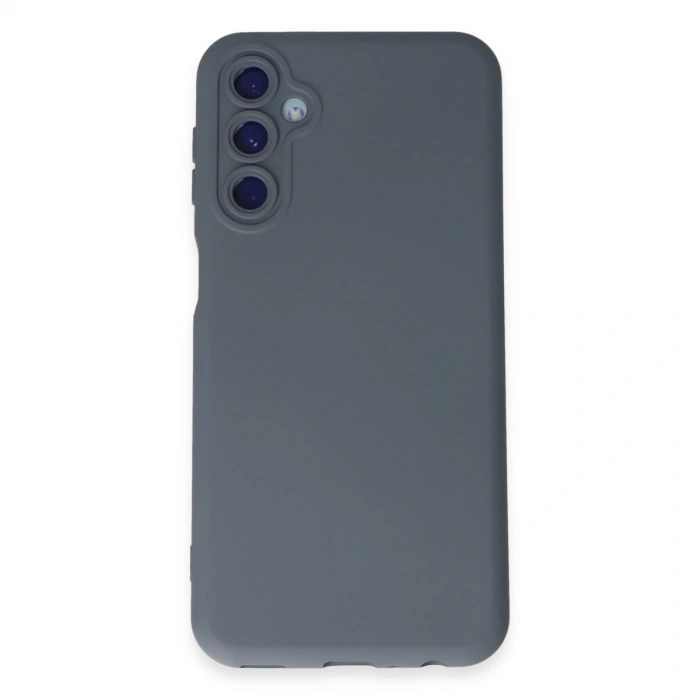 Samsung Galaxy M14 5g Kılıf Nano İçi Kadife Silikon - Gri