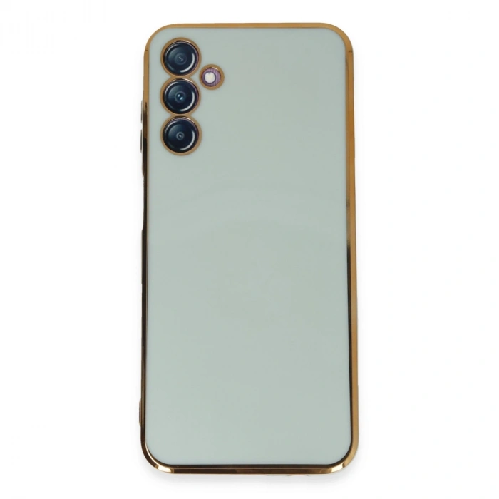 Samsung Galaxy M14 5g Kılıf Volet Silikon - Açık Yeşil