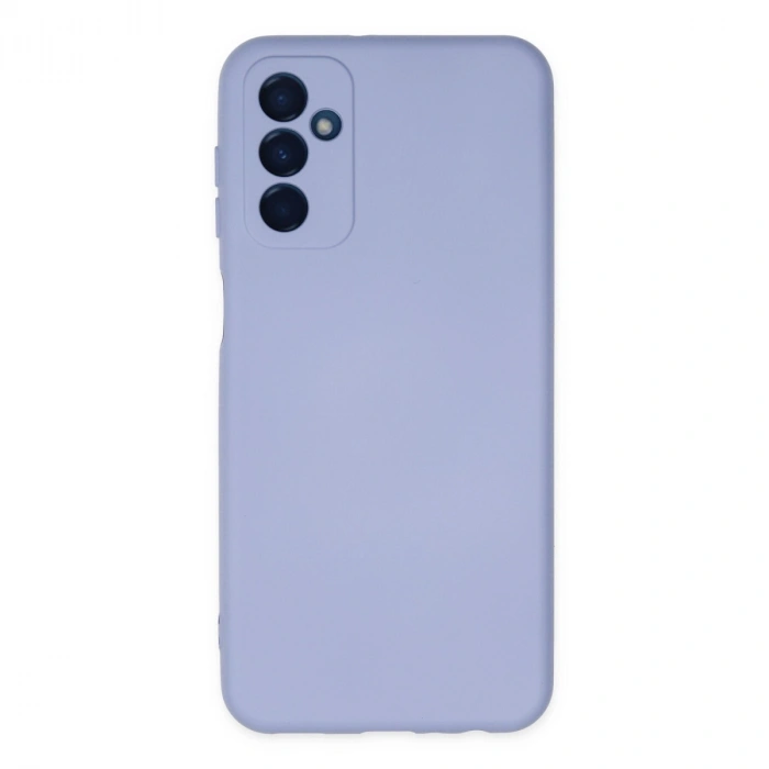 Samsung Galaxy M23 Kılıf Nano İçi Kadife Silikon - Lila
