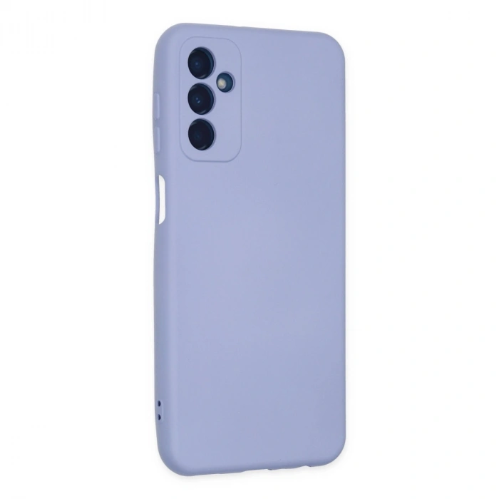 Samsung Galaxy M23 Kılıf Nano İçi Kadife Silikon - Lila