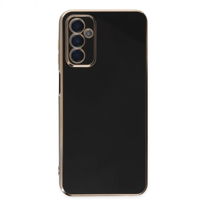 Samsung Galaxy M23 Kılıf Volet Silikon - Siyah