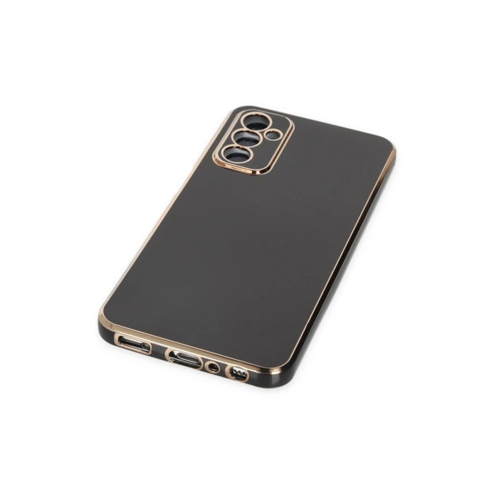 Samsung Galaxy M23 Kılıf Volet Silikon - Siyah