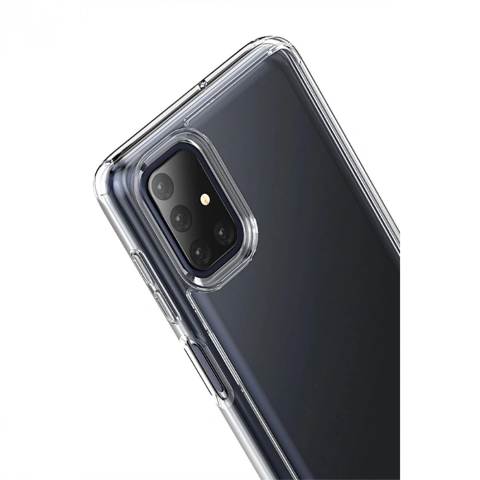 Samsung Galaxy M51 Kılıf Lüx Şeffaf Silikon