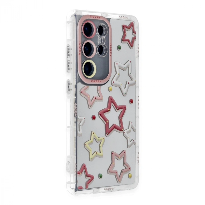 Samsung Galaxy S23 Ultra Kılıf Reflexion Desenli Kapak - Desen 3