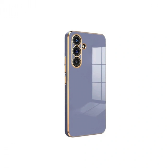 Samsung Galaxy S24 Fe Kılıf Volet Silikon - Mavi