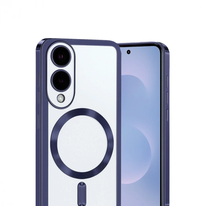 Samsung Galaxy S25 Edge Kross Magneticsafe Kapak - Lacivert