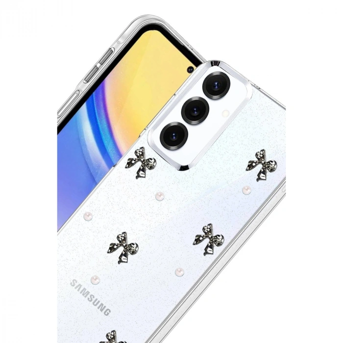 Samsung Galaxy S25 Fe Fiyonk Desenli Kapak - Desen 8