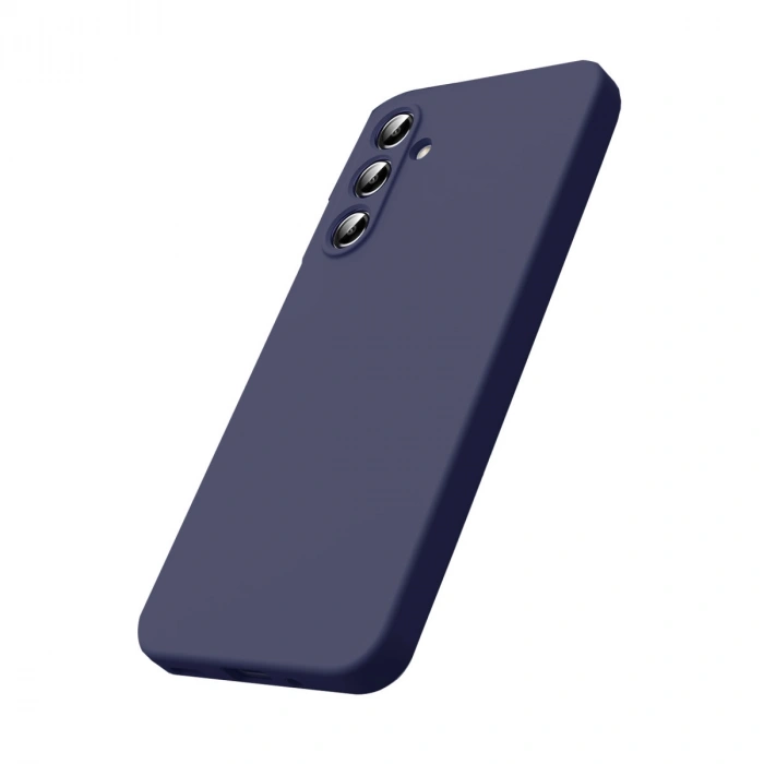 Samsung Galaxy S25 Fe Nano İçi Kadife Silikon - Lacivert