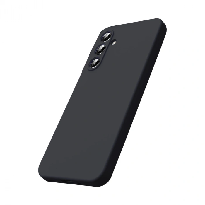 Samsung Galaxy S25 Fe Nano İçi Kadife Silikon - Siyah