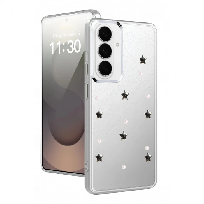 Samsung Galaxy S26 Plus Fiyonk Desenli Kapak - Desen 7
