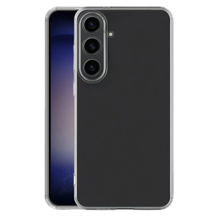Samsung Galaxy S26 Plus Lüx Şeffaf Silikon - Şeffaf