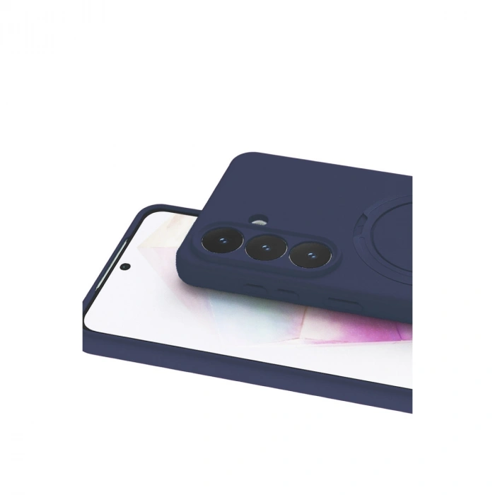 Samsung Galaxy S26 Regal Magsafe Standlı Kapak - Lacivert