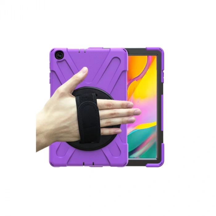 Samsung Galaxy T510 Tab A 10.1 Kılıf Amazing Tablet Kapak - Mor