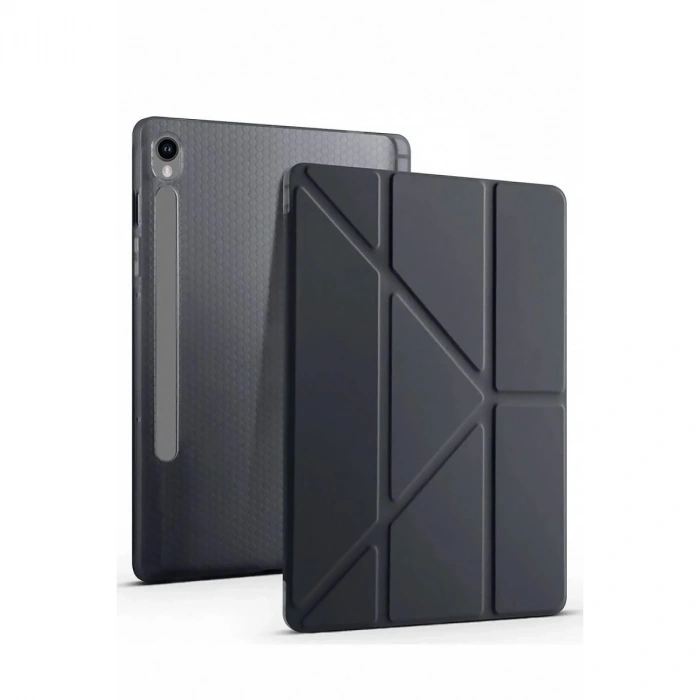 Samsung Galaxy Tab S10 Fe Plus 13.1 Kalemlikli Mars Tablet Kılıfı - Siyah