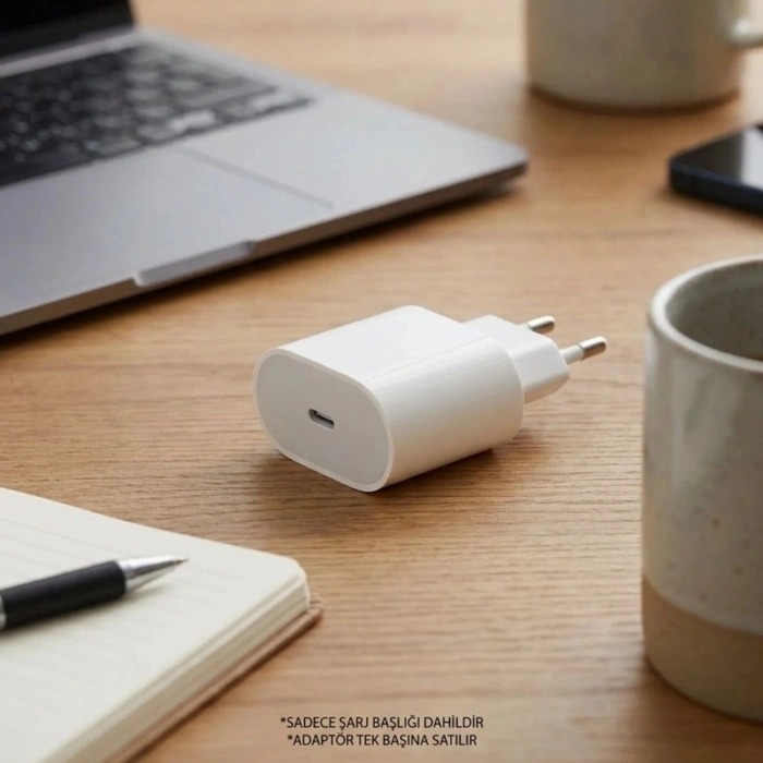 Sepet Dolusu® 20W USB-C Hızlı Şarj Adaptörü – Power Delivery (PD) Destekli Güç Adaptörü, Güvenli Şarj Başlığı
