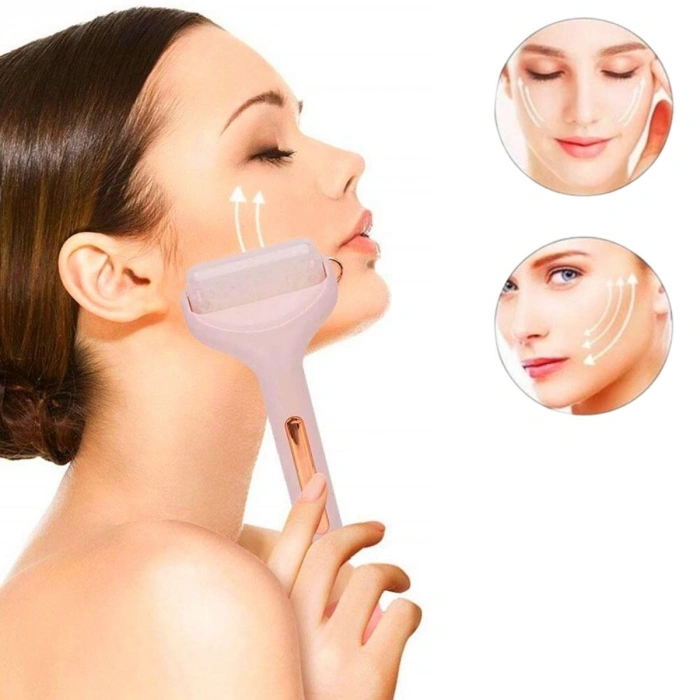 Sepet Dolusu®  Ice Roller Buz Silindiri Terapi Etkili Yüz Derma Masaj ve Cilt Soğutma Bakım Aleti