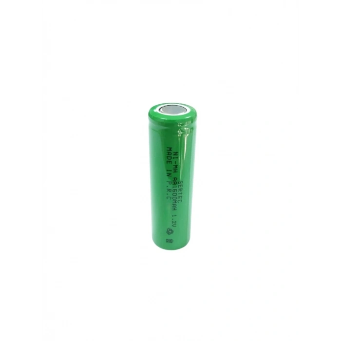 Sertec - 1.2v 1600 Mah - Aa - Ni-mh Şarjlı Pil - (başsız / Flat Head)