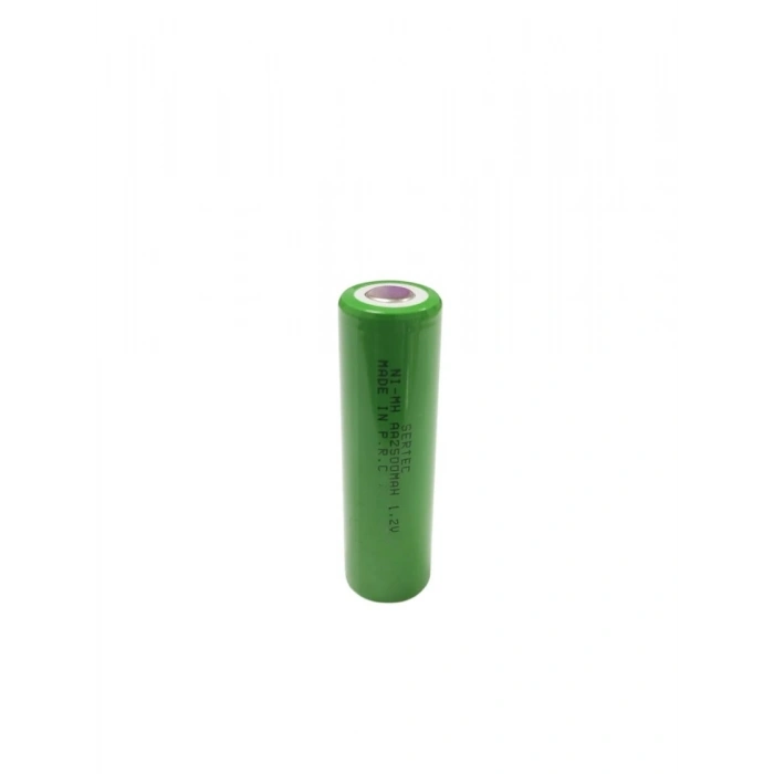 Sertec - 1.2v 2500 Mah - Aa - Nı-mh Şarjlı Pil - (başsız / Flat Head)