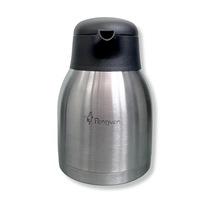 Sürahi Çay Termosu - 1,5 LT - Çift Kat Çelik - Penguen (PNG-1150P)
