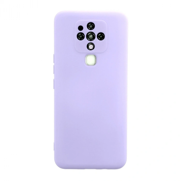 Tecno Camon 16 Kılıf Nano İçi Kadife Silikon - Lila